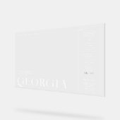 Modern Minimal Magazine Hoesje | Elk jaar Verjaard Acryl Bord (Hoek)