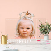 Modern Minimal Magazine Hoesje | Elk jaar Verjaard Acryl Bord