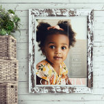 Modern Minimal Magazine Hoesje | Elk jaar Verjaard Poster<br><div class="desc">Dit verjaardagsplezier feiten teken is ingericht om eruit te zien als een stijlvolle tijdschriftcover. Met trendy, moderne typografie overlay en uw favoriete foto. Een perfecte fotoprop voor een zeer speciale dag en daarna als aandenken te hebben! Design heeft ook een paar leuke weetjes die je wilt onthouden over je kleintje....</div>