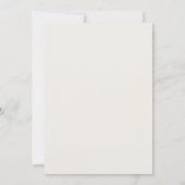 Modern Minimal Micro Wedding Save the Date (Achterkant)