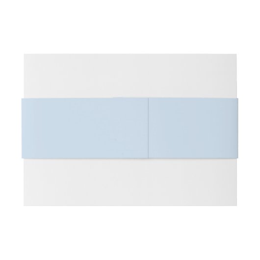 Modern Minimal Minimalist Blue Wedding Uitnodigingen Wikkel (Achterkant Voorbeeld)