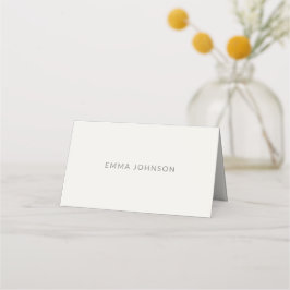 Modern Minimal Monogram Wedding Plaatskaartje