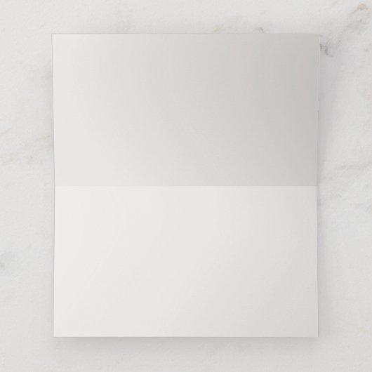 Modern Minimal Monogram Wedding Plaatskaartje (Binnenkant ongevouwen)