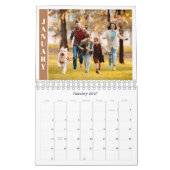 Modern Minimal One Photo Per Month Terracotta Kalender (Jan 2027)