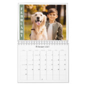 Modern Minimal One Photo Per Month Terracotta Kalender (Feb 2027)