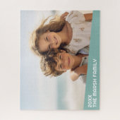 Modern Minimal Photo with Diagonal Color Block Legpuzzel (Verticaal)