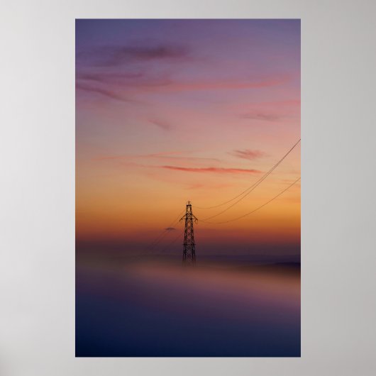 Modern Minimal Poster Soft Minimalist Photo Poster (Voorkant)