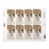 Modern Minimal Pottery Ceramic Business Box Wrap Etiket (Full Sheet)