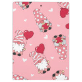 Modern Minimal Red Heart Valentine’s Day Present Klembord (Achterkant)