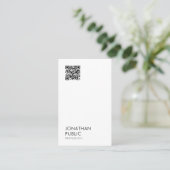 Modern Minimal Simple Elegant Professioneel Oceani Visitekaartje (Staand voorkant)