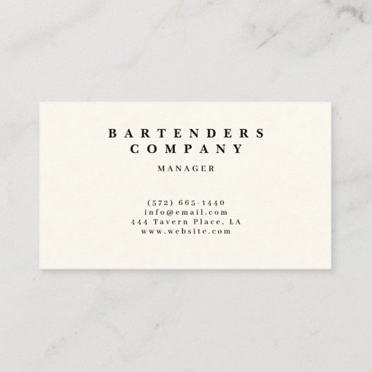 Modern Minimal Soft Gradient Colors Visitekaartje (Achterkant)