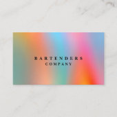 Modern Minimal Soft Gradient Colors  Visitekaartje (Voorkant)