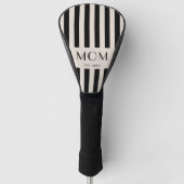 Modern Minimal Strepen Moeder Gevestigd Golfheadcover (Voorkant)