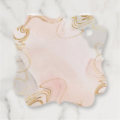 Modern Minimal The CEO Blue Bedankjes Labels (Achterkant)