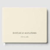 Modern Minimal Wedding Guest Book Gastenboek (Voorkant)