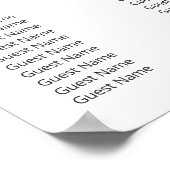 Modern Minimal Wedding Welcome Sign Poster (Hoek)