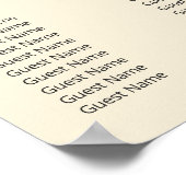 Modern Minimal Wedding Welcome Sign Poster (Hoek)