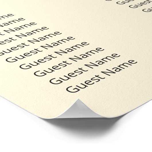 Modern Minimal Wedding Welcome Sign Poster (Hoek)