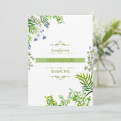 Modern minimalisme: eenvoud met stijluitnodiging kaart (Staand voorkant)