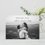 Modern minimalist 1 Foto bedankt (Staand voorkant)