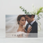 Modern minimalist 1 Foto bedankt (Staand voorkant)