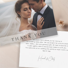 Modern minimalist 1 Foto bedankt