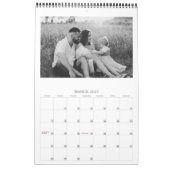 Modern Minimalist 2026 Photo Calendar Kalender (Mar 2027)