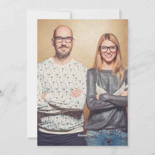 Modern minimalist 9 Square Holiday Foto Feestdagenkaart (Achterkant)