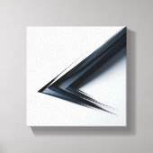 Modern Minimalist Abstract Sharp Vector - 3D  Canvas Afdruk (Voorkant)
