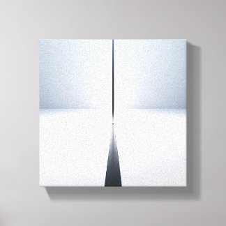 Modern Minimalist Abstract Vertical Beam - 3D  Canvas Afdruk