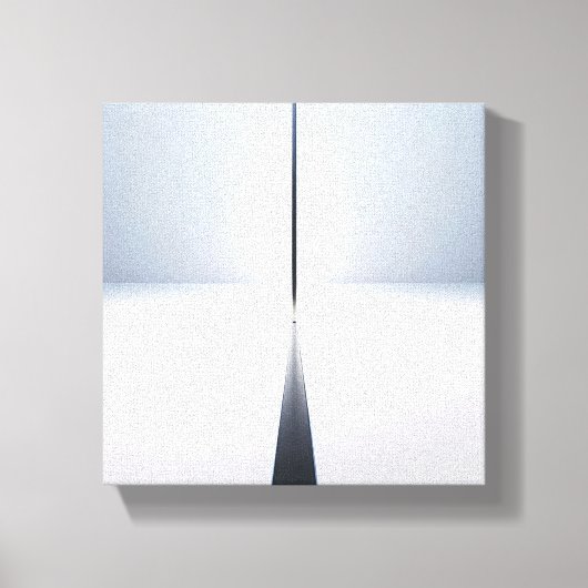 Modern Minimalist Abstract Vertical Beam - 3D  Canvas Afdruk (Voorkant)