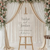 Modern Minimalist Acrylic Wedding Welcome Acryl Bord