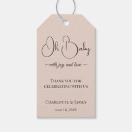 Modern Minimalist Baby Shower | Powder Blush Cadeaulabel