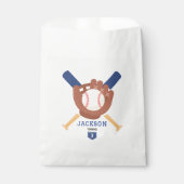 Modern Minimalist Baseball Batter Up Birthday Bedankzakje (Voorkant)