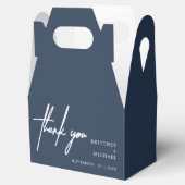 Modern minimalist bedankt u voor uw huwelijk met d bedankdoosjes (Geopend)