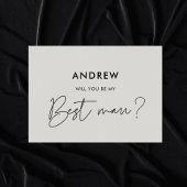 Modern minimalist... ben je mijn beste man. kaart