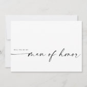 Modern minimalist... ben je mijn Man van eer. (Voorkant)