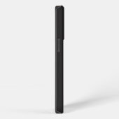 Modern Minimalist Black Executive QR Code Monogram iPhone Hoesje (Rechterkant)