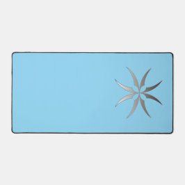 Modern Minimalist Black & White Tech Desk MatGeome Bureaumat