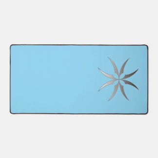 Modern Minimalist Black & White Tech Desk MatGeome Bureaumat