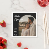 Modern minimalist Boho Arch Photo Wedding Servet (Insitu)