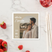 Modern minimalist Boho Arch Photo Wedding Servet (Insitu)