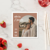 Modern minimalist Boho Arch Photo Wedding Servet (Insitu)