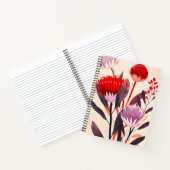 Modern Minimalist Boho Floral Botanical Notitieboek (Binnen)