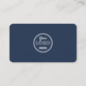 Modern Minimalist Connect met US Navy Blue Visitekaartje (Achterkant)