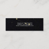 Modern Minimalist Constellation Gold Mini Visitekaartje (Achterkant)