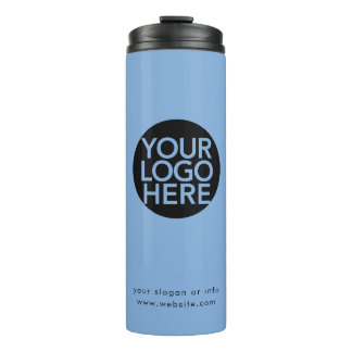 Modern Minimalist Corporate Business Logo Thermal Thermosbeker