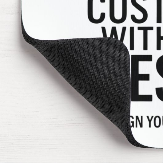 Modern Minimalist Customizable 9.25x7.75" Muismat (Hoek)