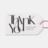 Modern Minimalist dank u Cadeaulabel (Voorkant (Horizontaal))