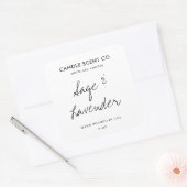 Modern Minimalist Editable Candle Label Template (Envelop)